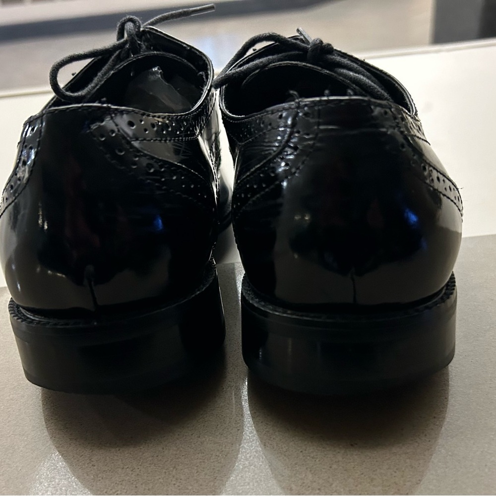 Giorgio V - Styled in Italy- leather- Very good shape-Size 12 1/2…Black cool - Picture 4 of 7